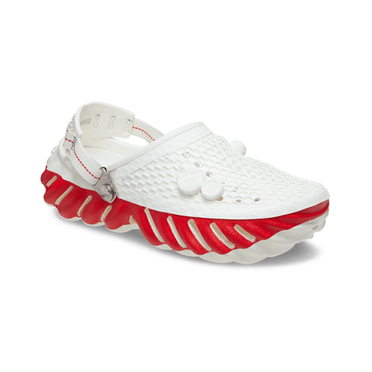 Crocs Echo Clog Kanghyuk White Red Angle 3