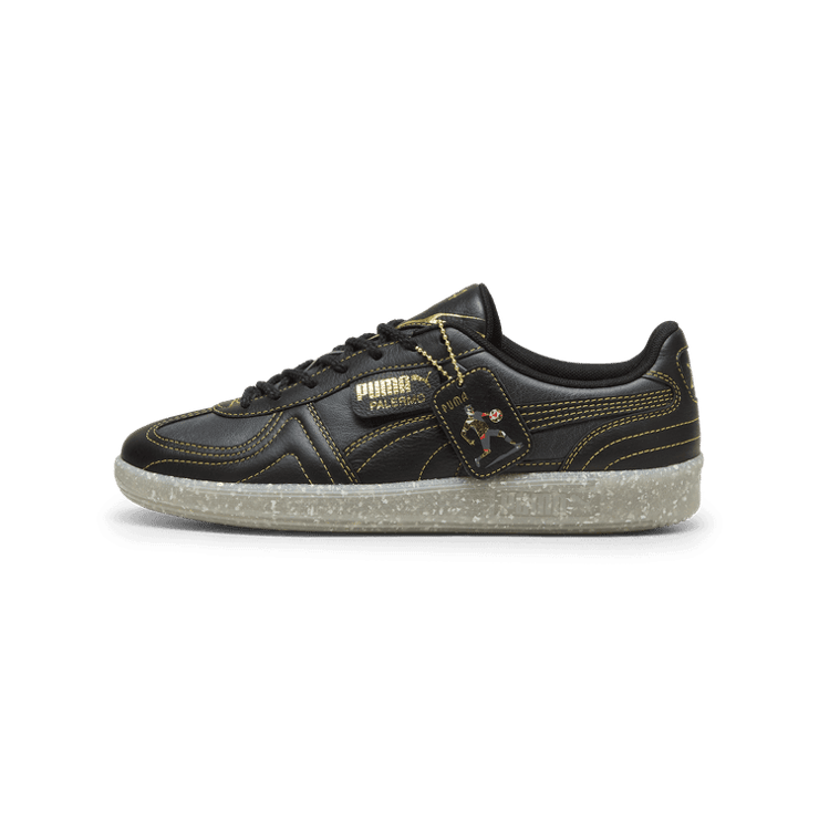 PUMA PLAY LOUD Palermo Sneakers in Black/Flat Light Grey Angle 1