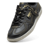 PUMA PLAY LOUD Palermo Sneakers in Black/Flat Light Grey Angle 2