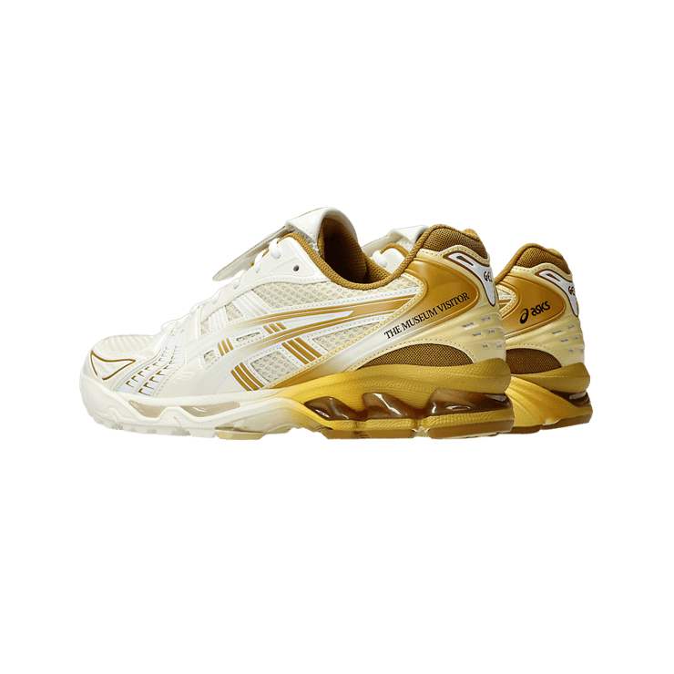 Asics Gel-Kayano 14 The Museum Visitor Cream Yellow Angle 1