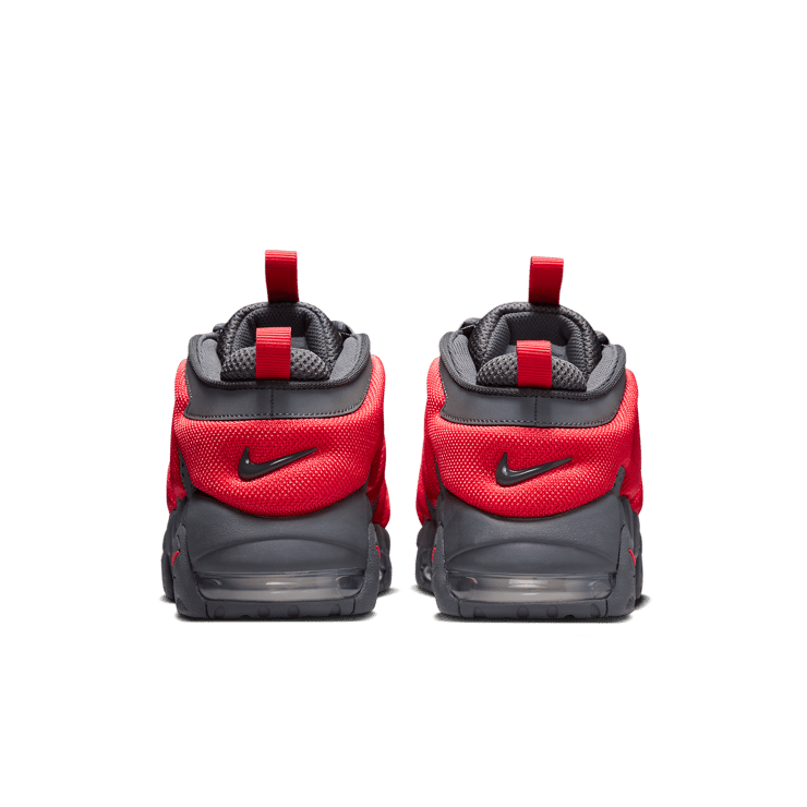 Nike Air More Uptempo Low Dark Grey Light Crimson Angle 3