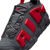 Nike Air More Uptempo Low Dark Grey Light Crimson Angle 4