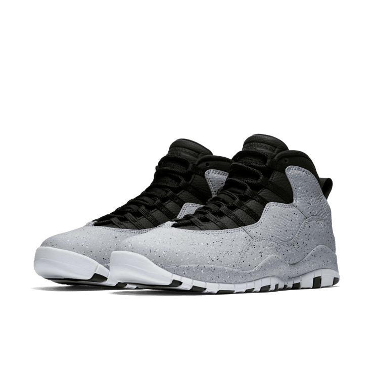 Grey and black jordans 10 outlet