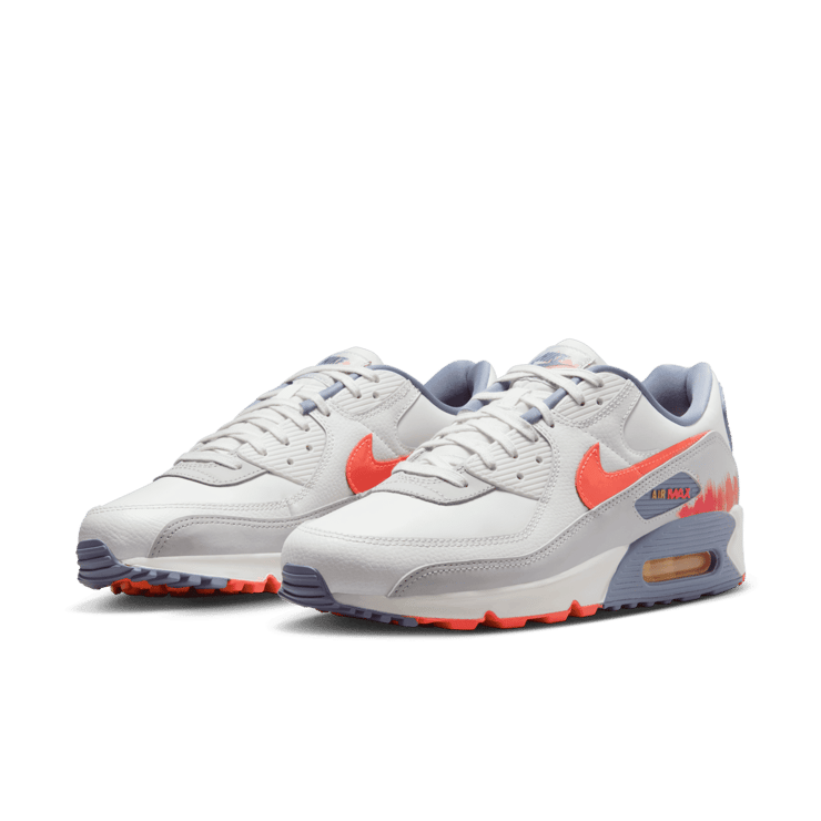 Airmax Sneakers Nike Air Max 90 White Hyper Orange Airmax Sneakers