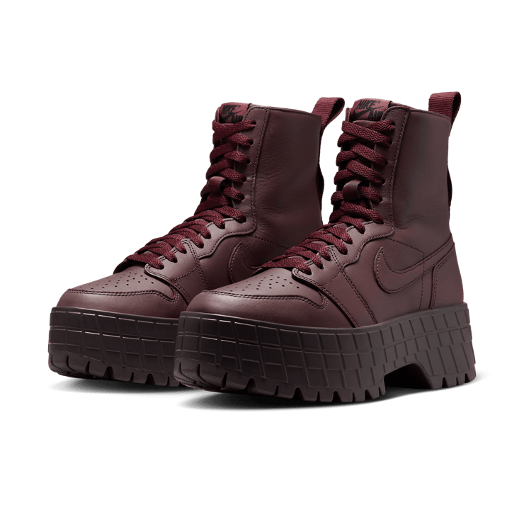 Air Jordan 1 Brooklyn Burgundy Crush (W) Angle 2