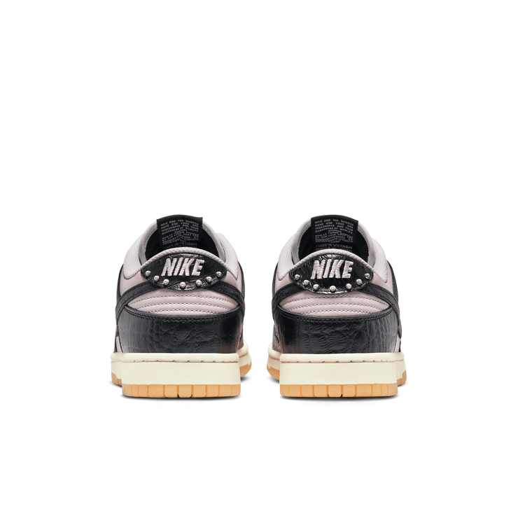 Nike Dunk Low Black Croc Platinum Violet Angle 3