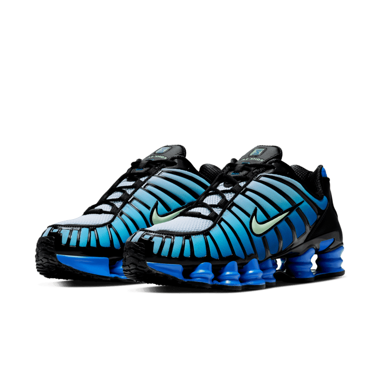 Nike Shox TL Vapor Green Racer Blue Angle 2