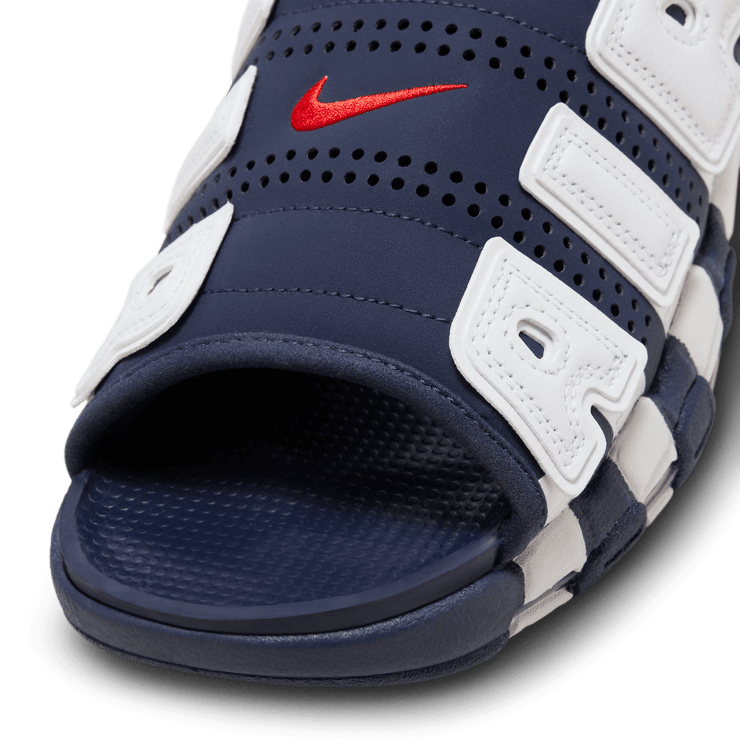Nike Air More Uptempo Slide Olympic - FQ8699-400 Raffles & Where Nike Air More Uptempo Slide Olympic - FQ8699-400 Raffles & Where
