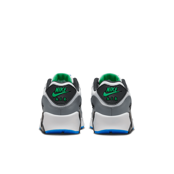 Nike Air Max 90 Leather 'White Stadium Green' (GS) Angle 3
