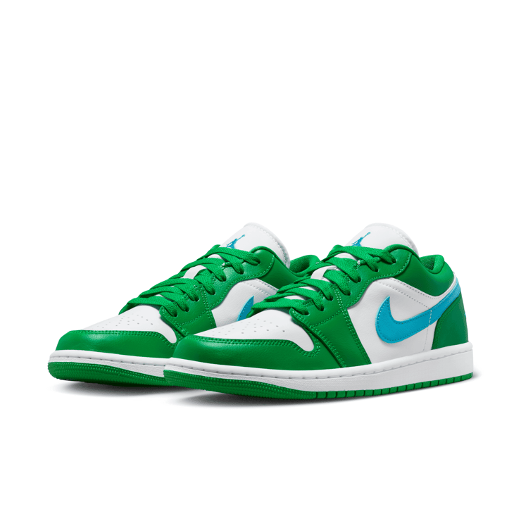 Jordan 1 Low Lucky Green Aquatone (W) Angle 2