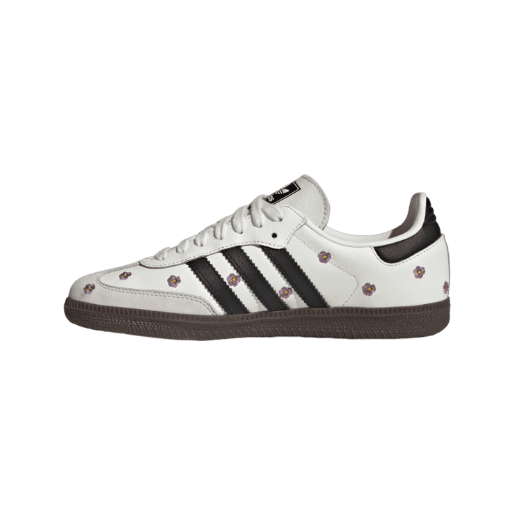 adidas Samba OG White Embroidered Floral (W) Angle 4