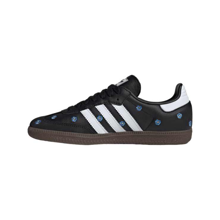adidas Samba OG Black Embroidered Floral (W) Angle 4