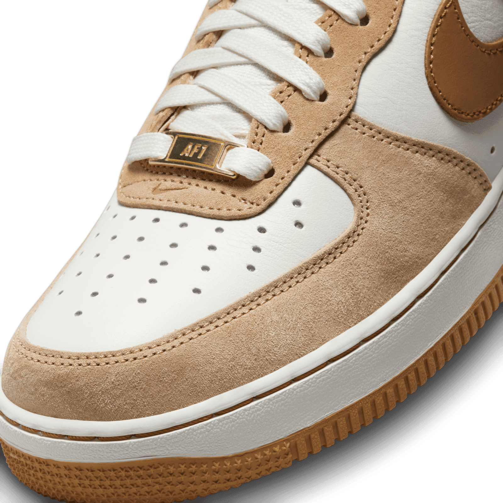 nikelab air force 1 mid vachetta tan