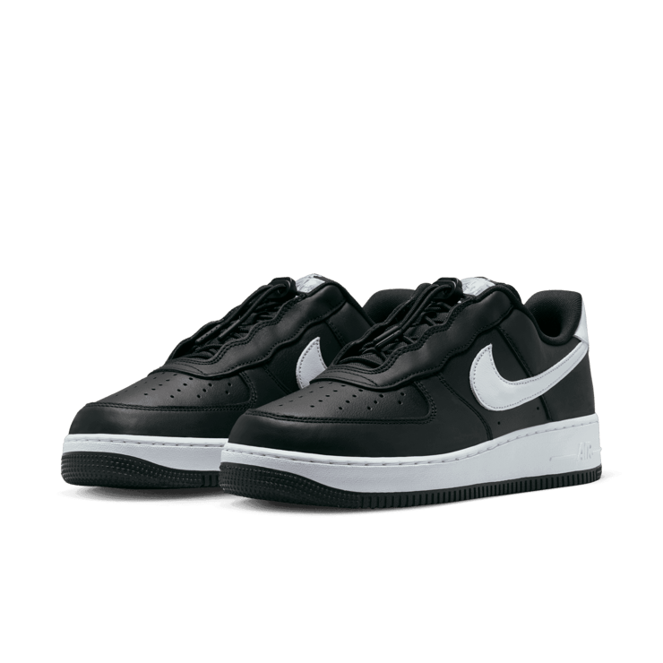 Nike Air Force 1 Toggle Black White Angle 2
