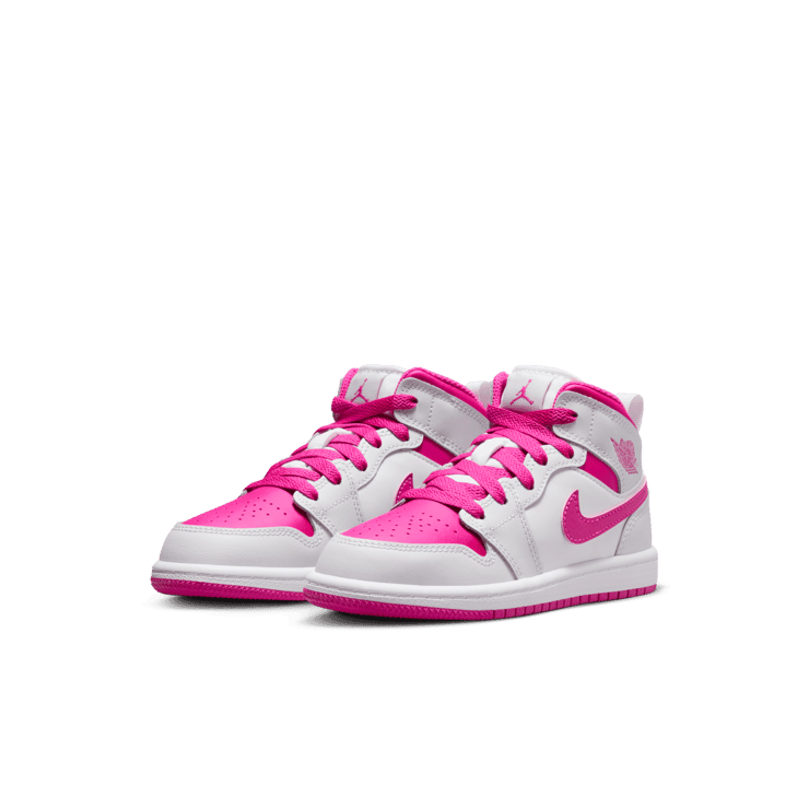 Air Jordan 1 Mid 'Fire Pink' (PS) Angle 2