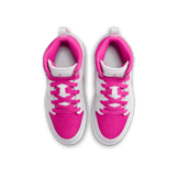 Air Jordan 1 Mid  'Fire Pink' (PS) Angle 1