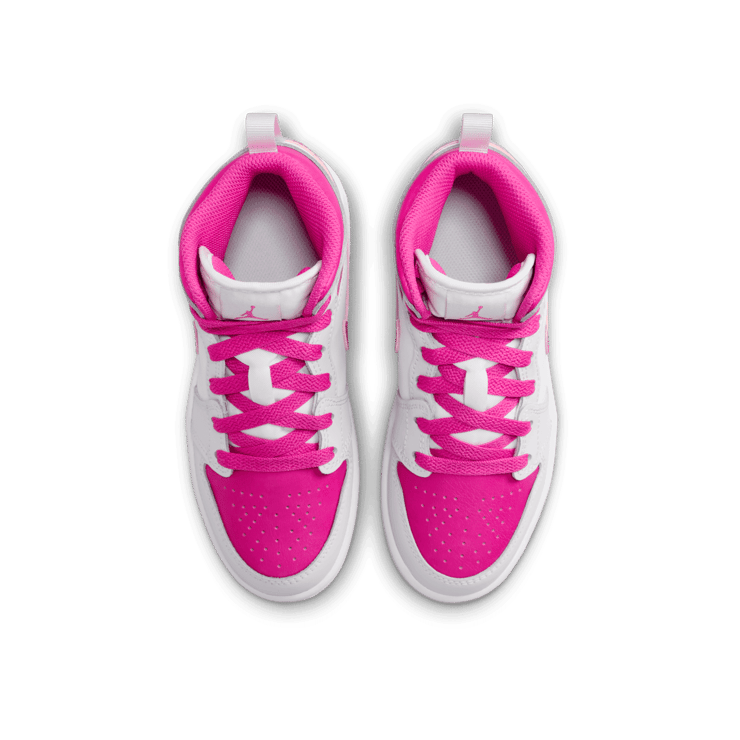 Air Jordan 1 Mid 'Fire Pink' (PS) Angle 1