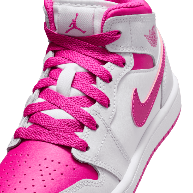 Air Jordan 1 Mid 'Fire Pink' (PS) Angle 4