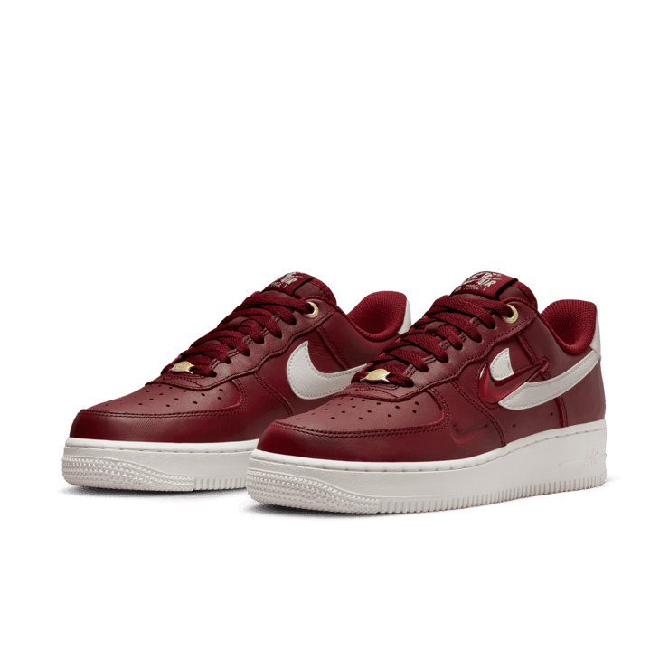 Nike Air Force 1 Low Jewel Multi-Logos Team Red (W) Angle 2