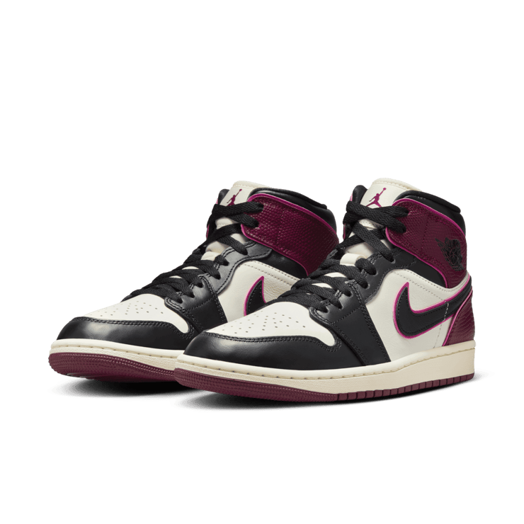 Air Jordan 1 Mid SE 'Bordeaux' (W) Angle 2