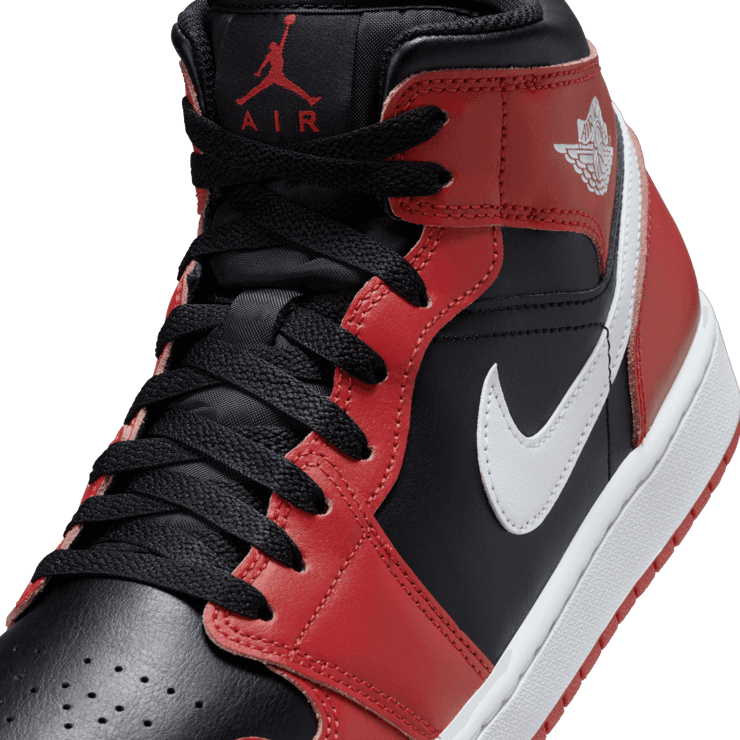 Air Jordan 1 Mid 'Gym Red Black White' Angle 4