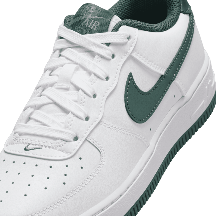 Nike Air Force 1 'White Vintage Green' (GS) Angle 4