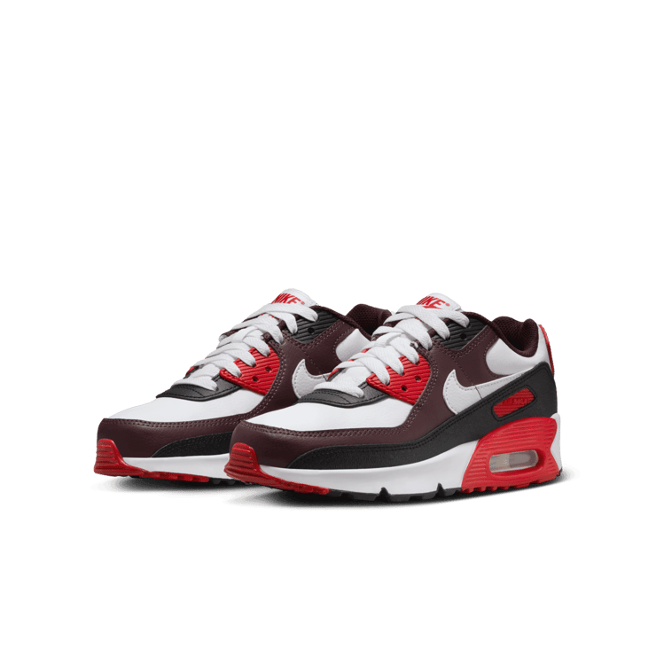 Nike Air Max 90 'Burgundy Crush University Red' (GS) Angle 2