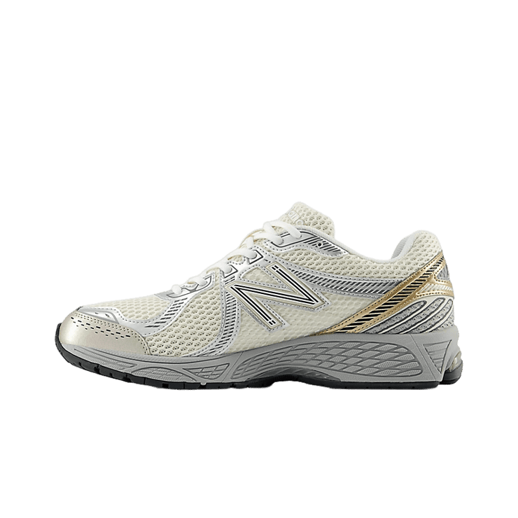 New Balance 860v2 Sea Salt Gold Metallic Angle 0
