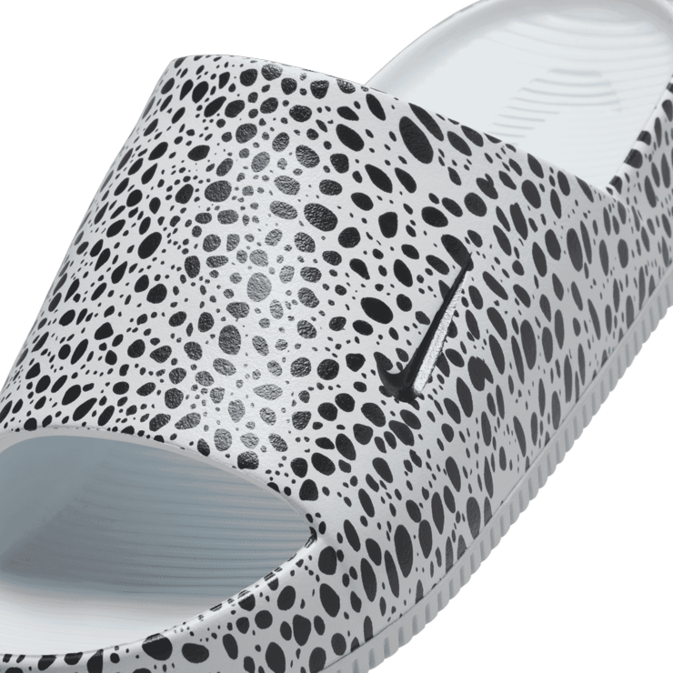 Nike Calm Slide Print Olympic Football Grey Angle 3