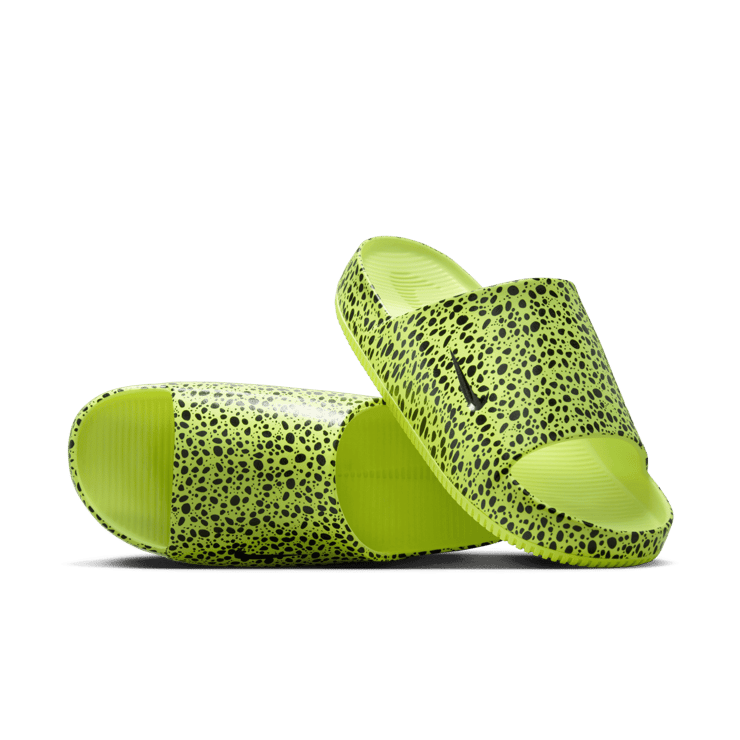 ★早期完売★【Nike】CALM SLIDE VOLT ★送料・関税込★ Nike Calm Slide Print Olympic Volt - HF1067-700 Raffles