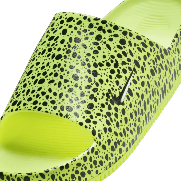 Nike Calm Slide Print Olympic Volt Angle 3