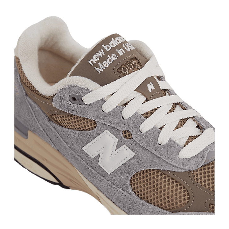 New Balance 993 Made in USA Sea Salt Castlerock Angle 4