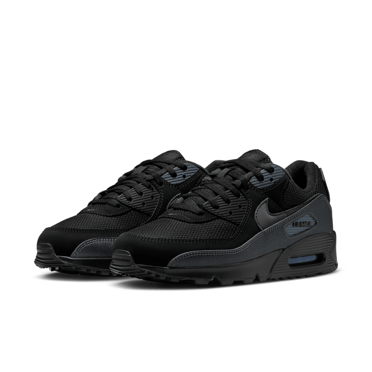 Nike Air Max 90 3M Swoosh Black Angle 7