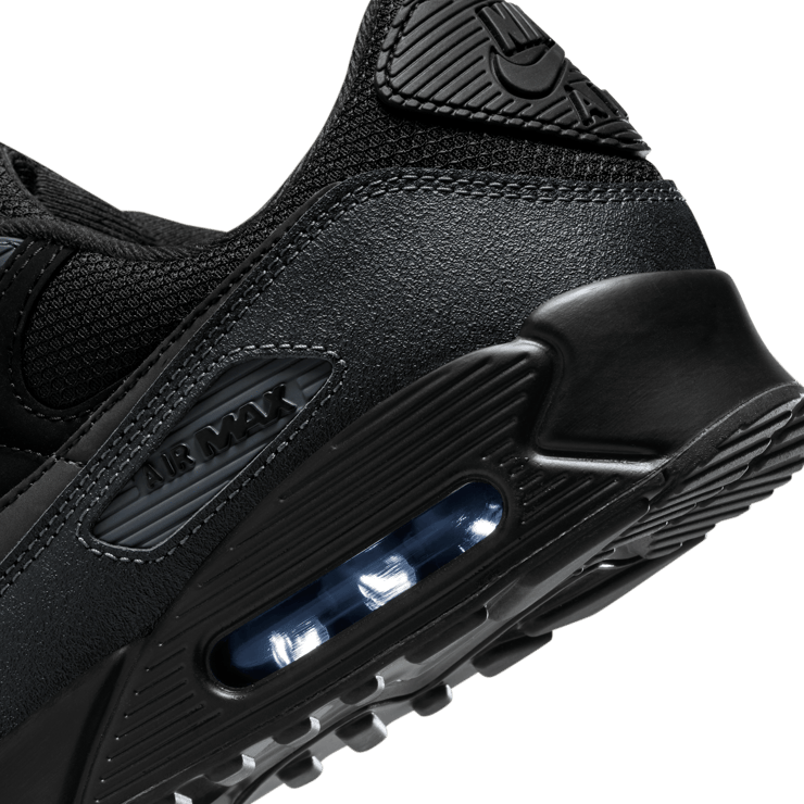 Nike Air Max 90 3M Swoosh Black Angle 9