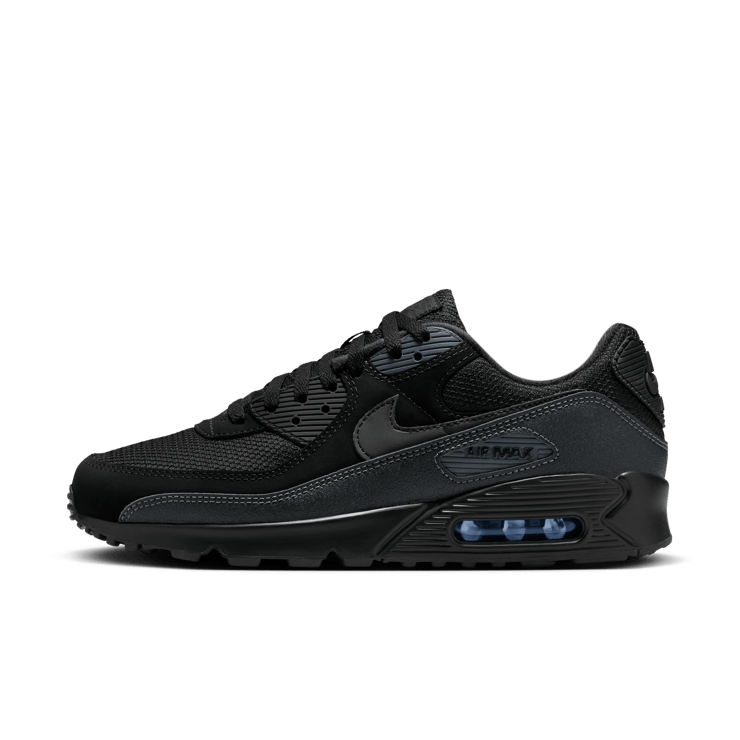 Nike Air Max 90 3M Swoosh Black Angle 2