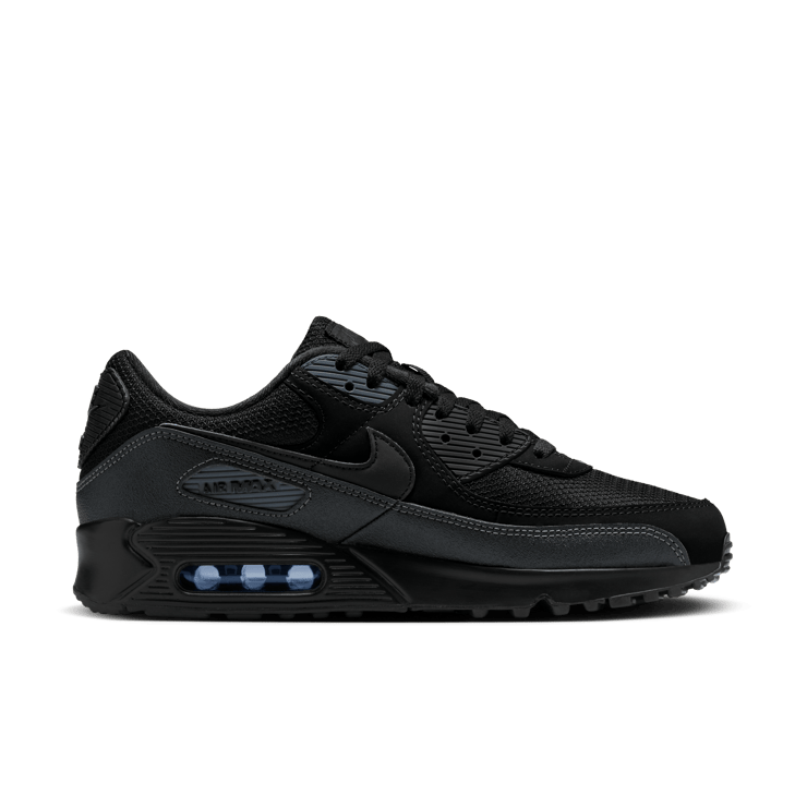Nike Air Max 90 3M Swoosh Black Angle 1