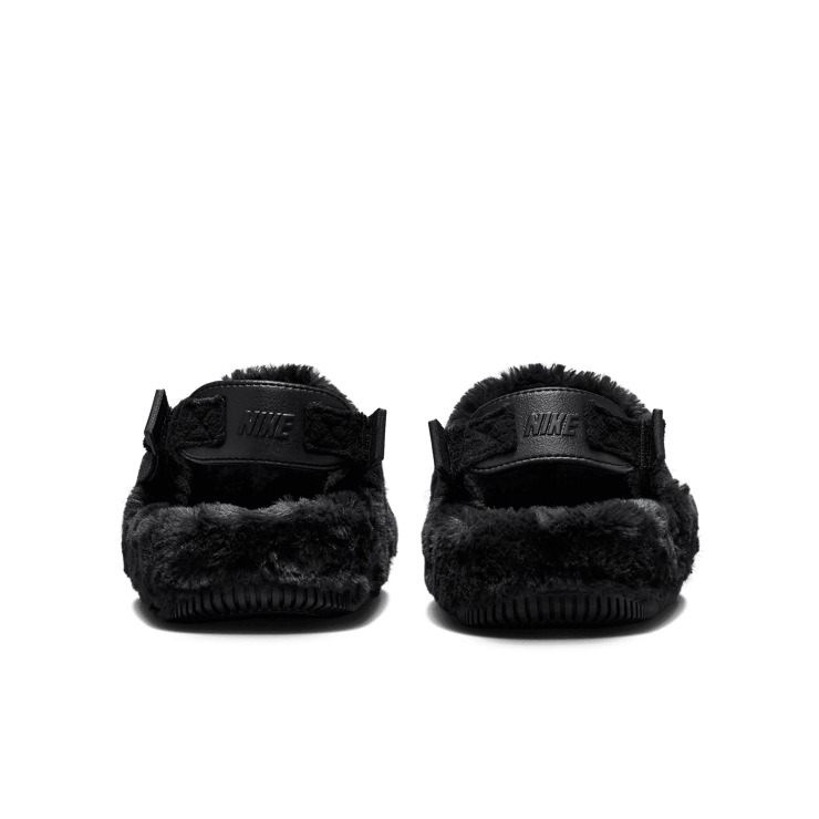 Nike Calm Mule Fur Black (W) Angle 3