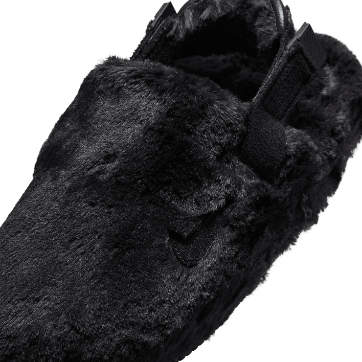 Nike Calm Mule Fur Black (W) Angle 4
