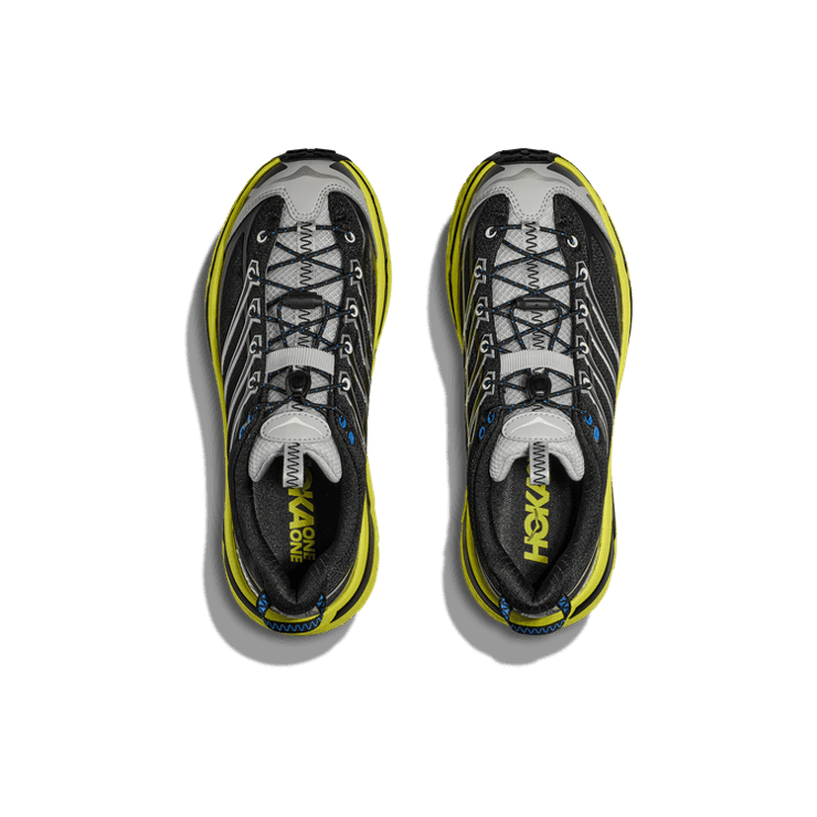 Hoka Mafate Three 2 Black Citrus Angle 0