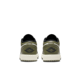 Air Jordan 1 Low Black Toe Medium Olive (GS) Angle 3