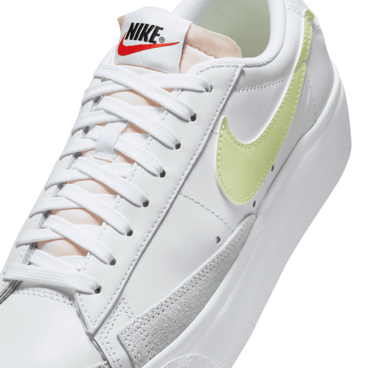 Nike Blazer Low Platform 'White Life Lime' (W) Angle 4