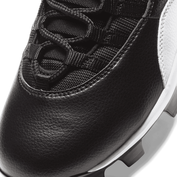 Jordan 10 Retro MCS Cleat Black White Angle 5