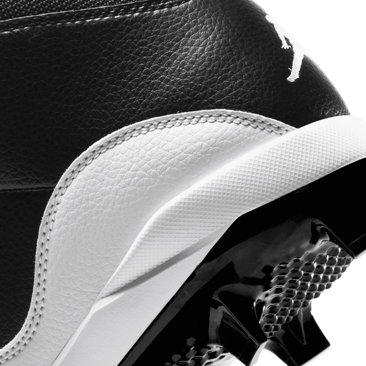 Jordan 10 Retro MCS Cleat Black White Angle 6