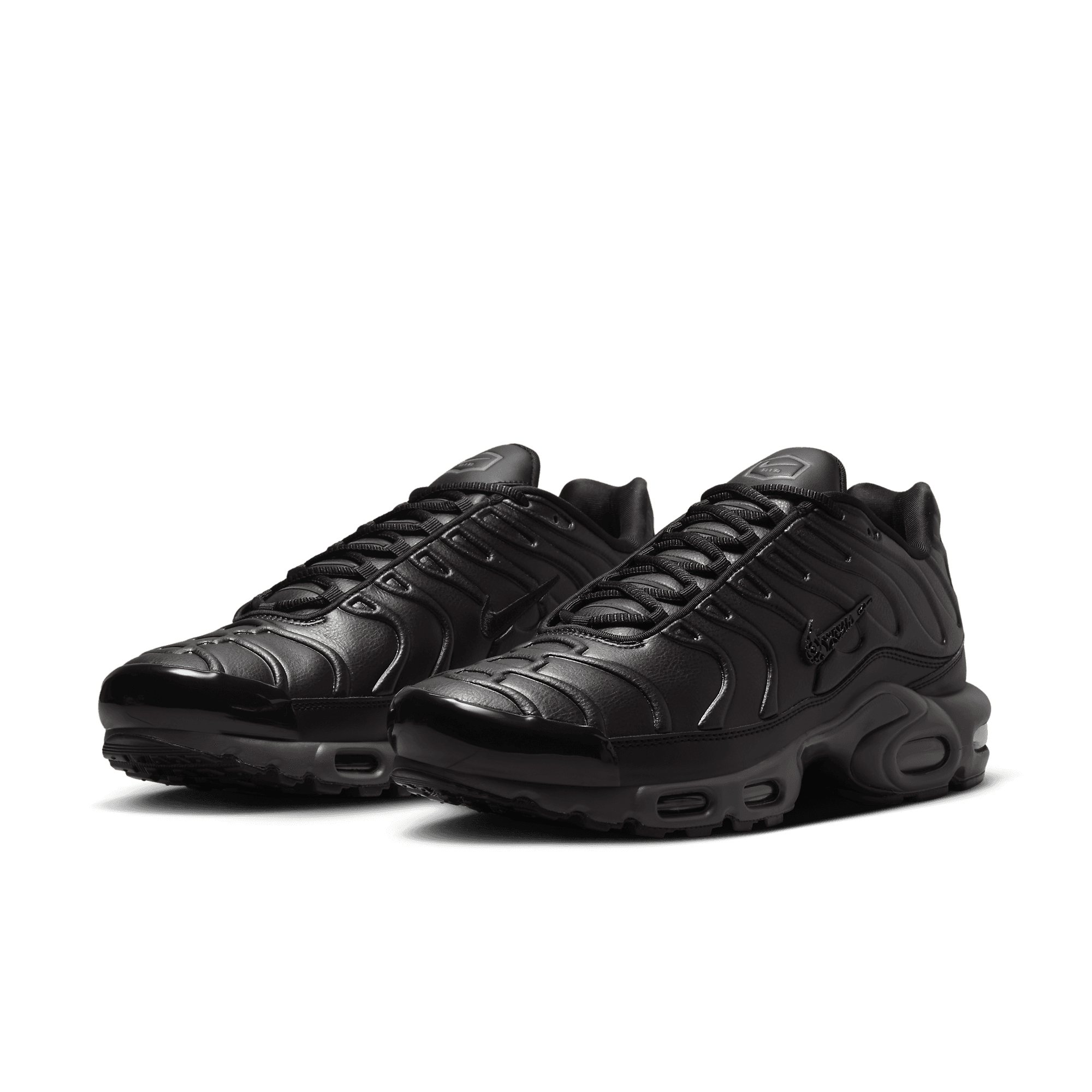 nike tn3 black leather