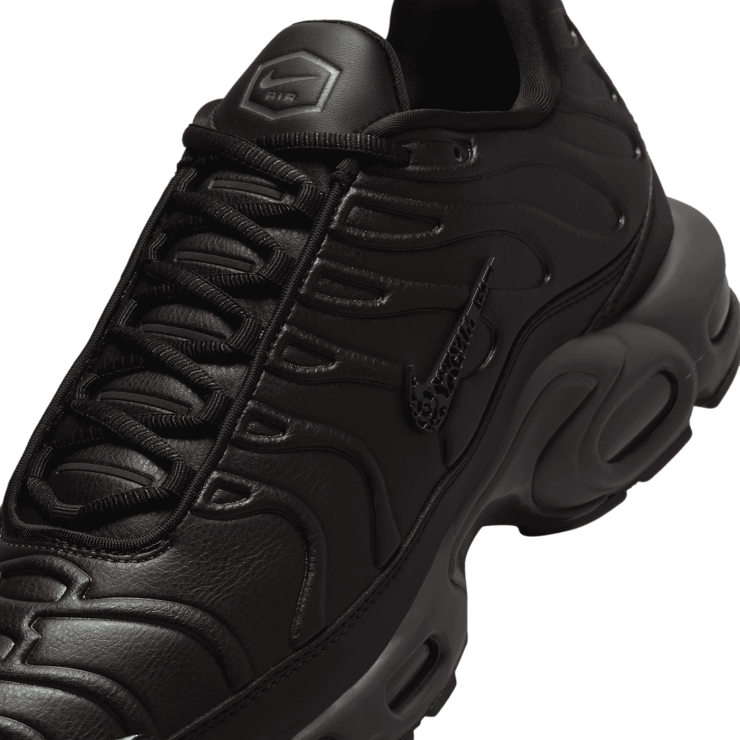 Nike Air Max Plus Premium Black Tea Angle 4