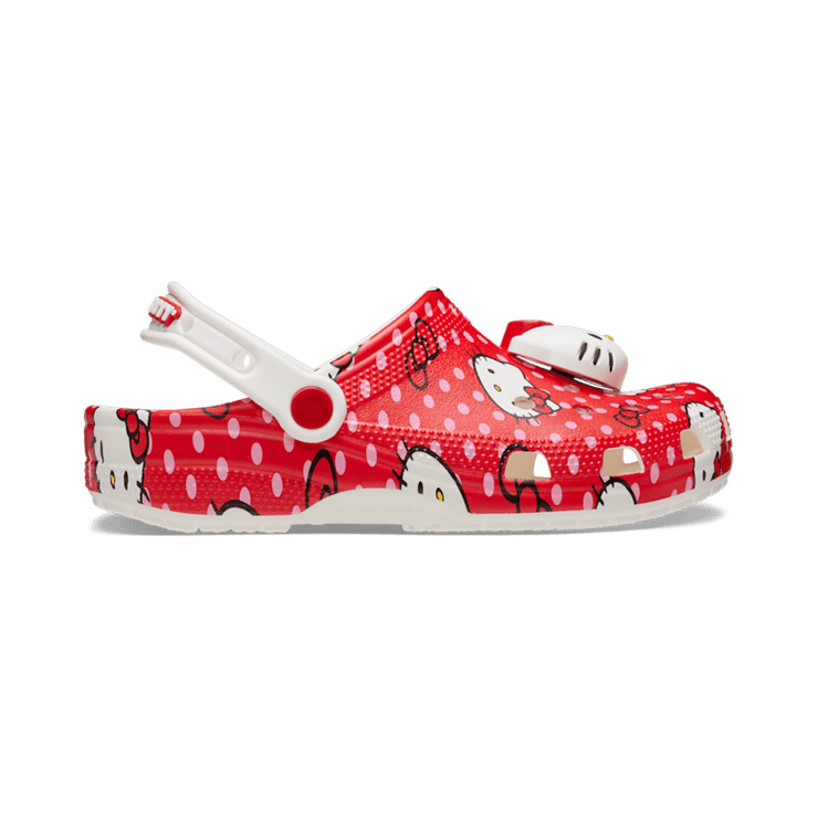 Crocs Classic Clog Red Hello Kitty Angle 1