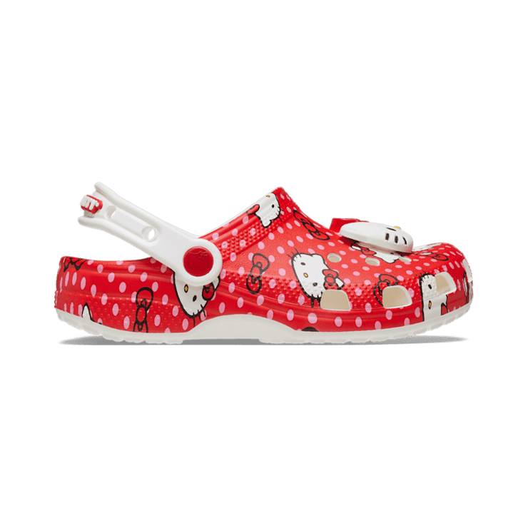 Crocs Classic Clog Red Hello Kitty (TD) Angle 1