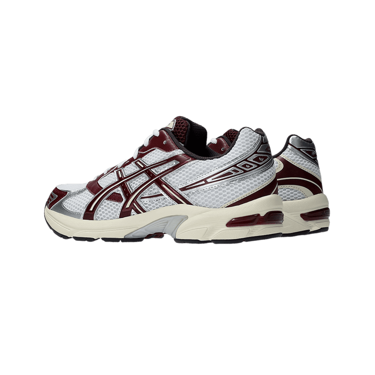 Asics Gel-1130 White Burgundy Angle 1