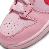 Nike Dunk Low Triple Pink (PS) Angle 4