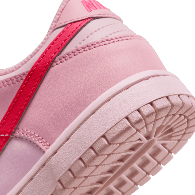 Nike Dunk Low Triple Pink (PS) Angle 5